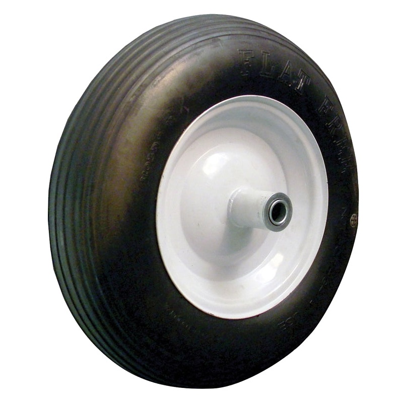 Laser 92367 Wheelbarrow Assembly, 480 mm Dia Tire, 480 mm x 400 mm x 8 in in Tire, 400 mm W Tire, Polyurethane Foam Tire