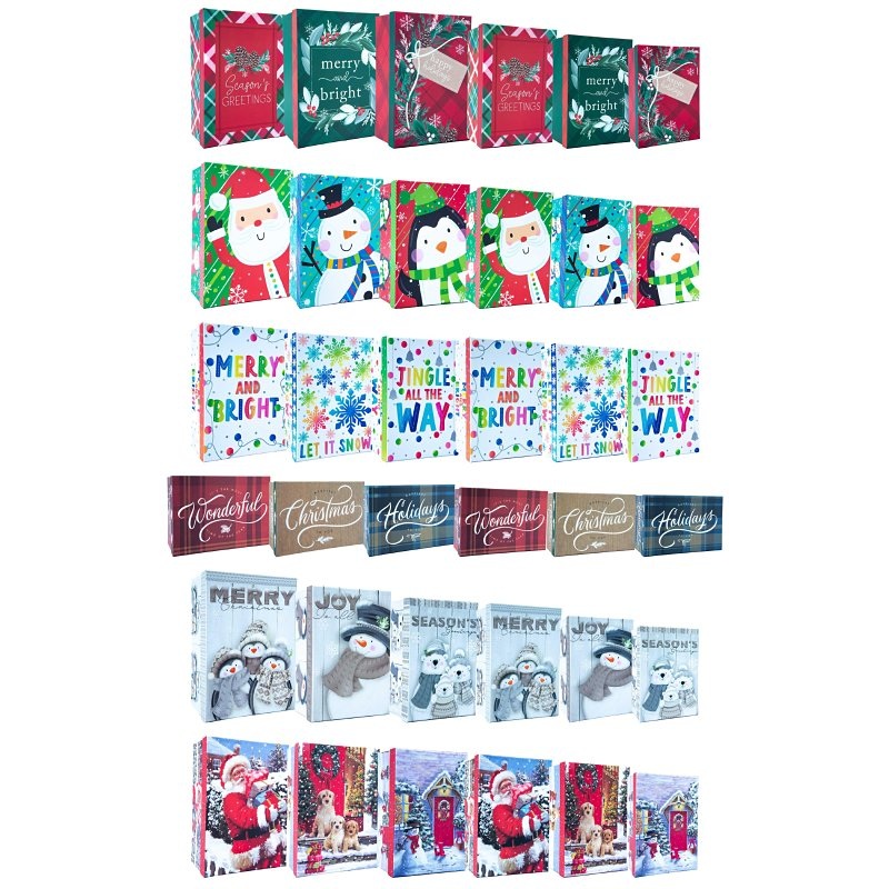 Santas Forest 69907 Set-Up Box, Cardboard, Assorted Print