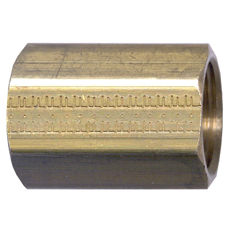 103-B  1/4IN COUPLING BRASS