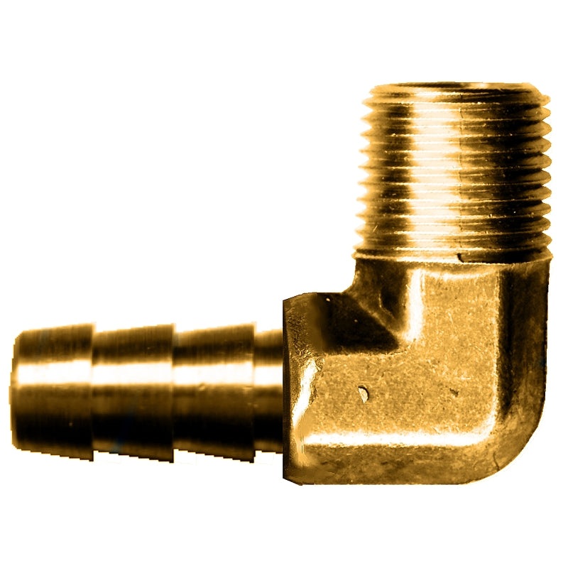 139-10C  BARB – HOSE BRASS 90E