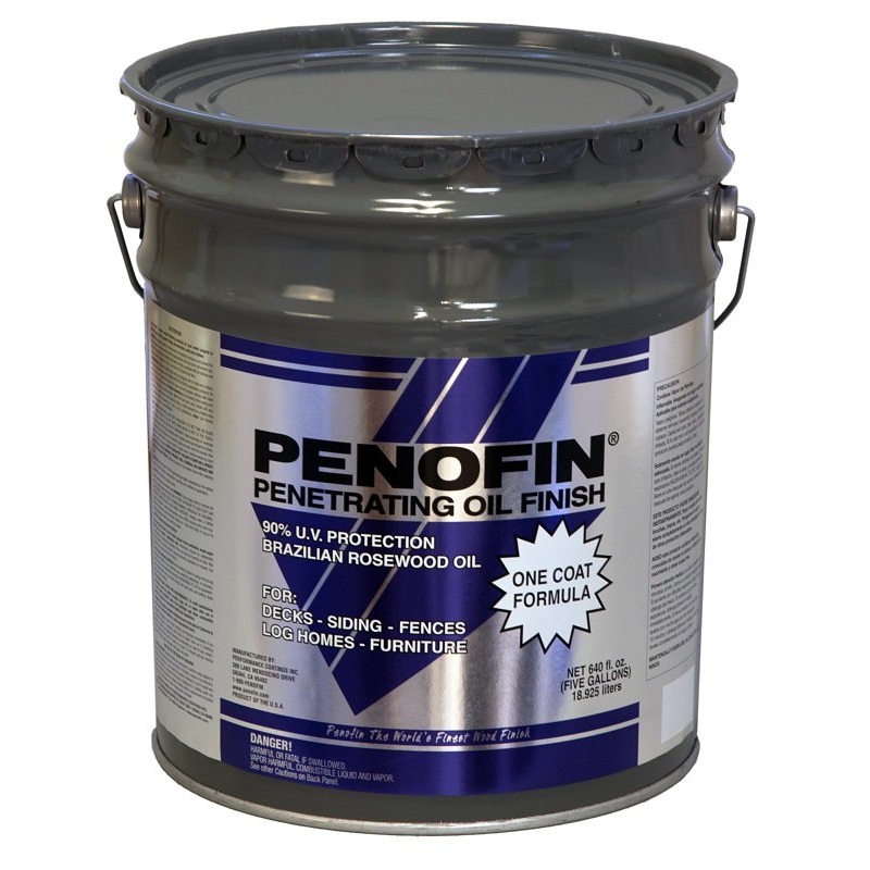 Penofin 327-916 Wood Stain, Clear, Liquid, 5 gal