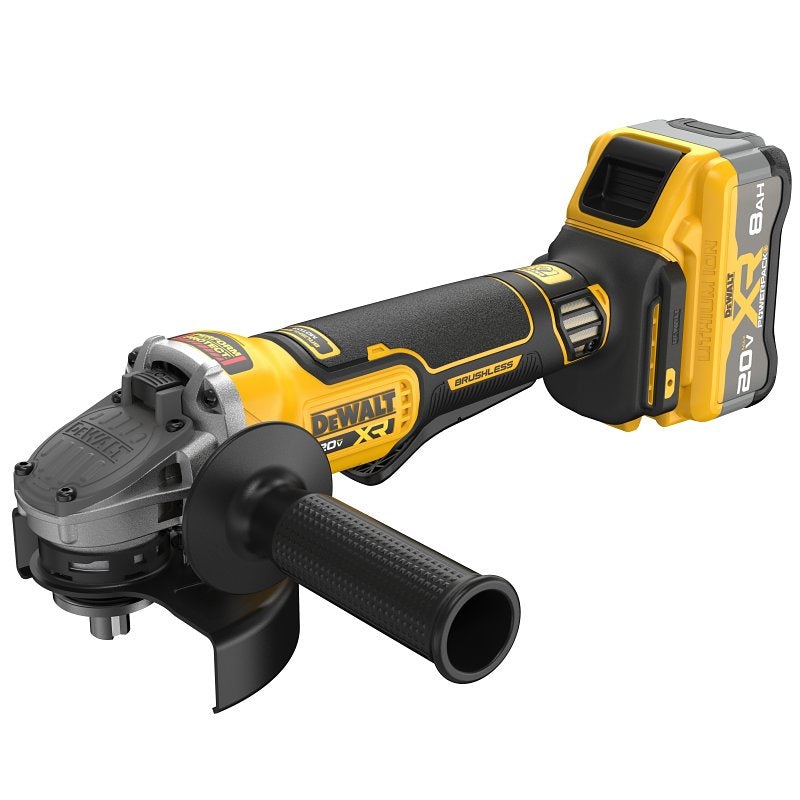 DEWALT 20V MAX XR, Perform & Protect DCG410WW1 Cordless Angle Grinder Kit with XR POWERPACK, Battery Included, 20 V