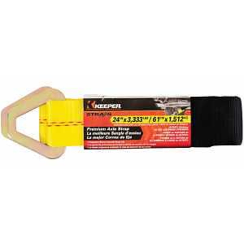 Keeper 04226 Axle Strap, 2 in W, 24 in L, Polyester, 3333 lb Working Load
