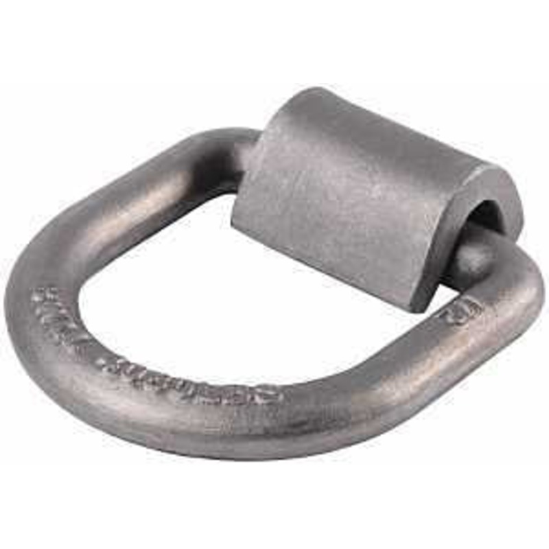 Keeper 89317-8C Surface Mount D-Ring Anchor, Heavy-Duty, unplaited, weldable steel