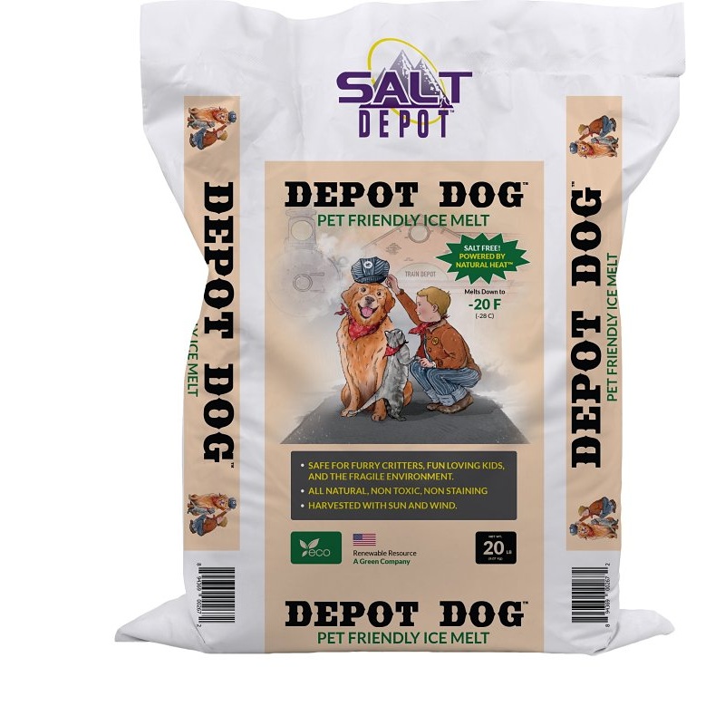 Salt Depot DD20 Ice Melt, Crystalline, White, Odorless, 20 lb, Bag
