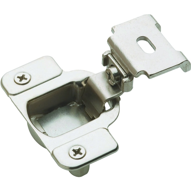 Amerock BP2811C1314 Hinge, Nickel, 2-5/8 in L x 2-5/16 in W, Overlay Hinge