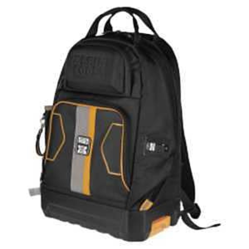 Klein Tools MODbox 62201MB Electrician’s Backpack, 10 in W, 14-1/2 in D, 20-1/2 in H, 32-Pocket, Polypropylene