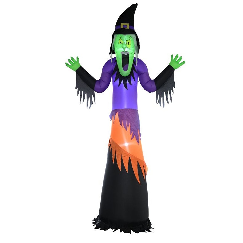 J Hofert Co 8510 Inflatable Witch, 12 ft