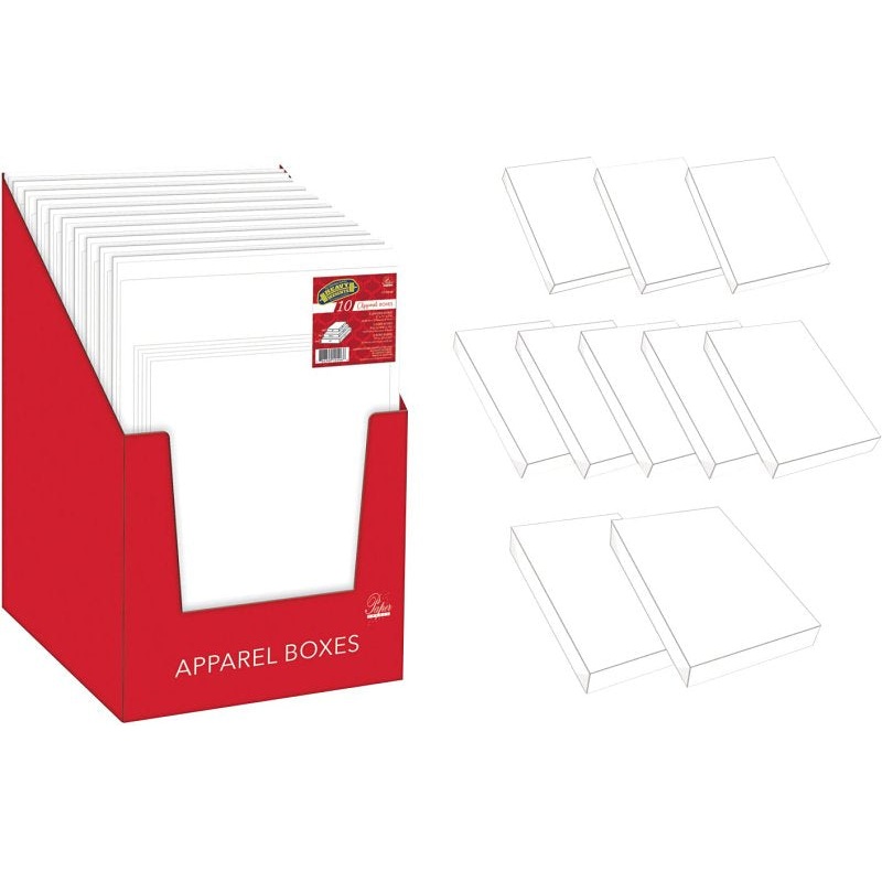 Santas Forest 67922 Folding Box, Cardboard, White