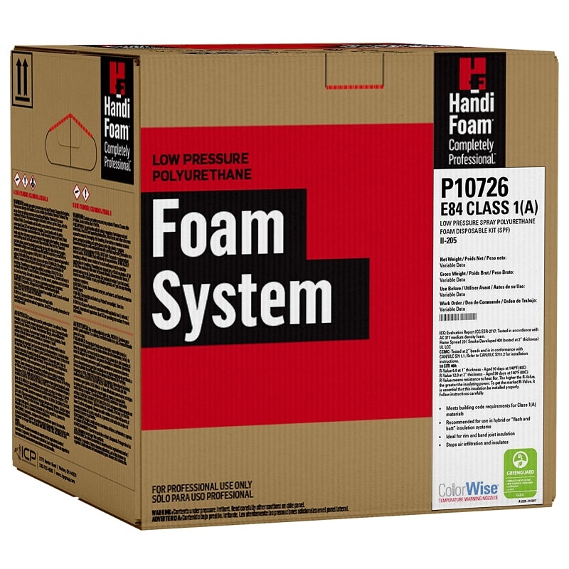 HandiFoam P12055C Polyurethane Insulation, 656 oz, 3065 linear ft Coverage Area