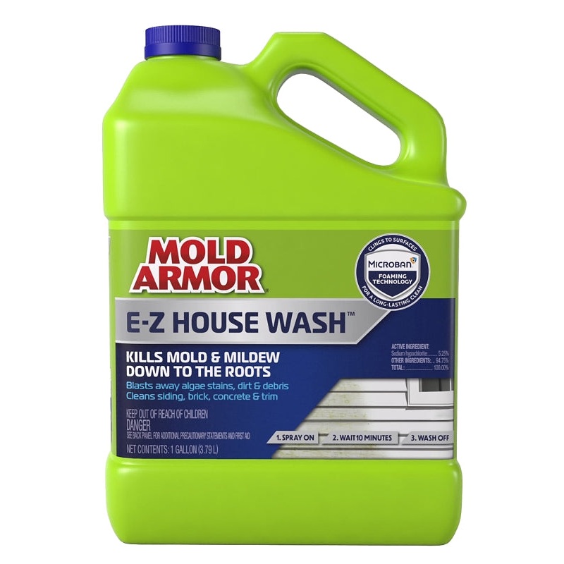 Home Armor FG503 E-Z House Wash, Gas, Solid, Clear/Light Yellow, 1 gal