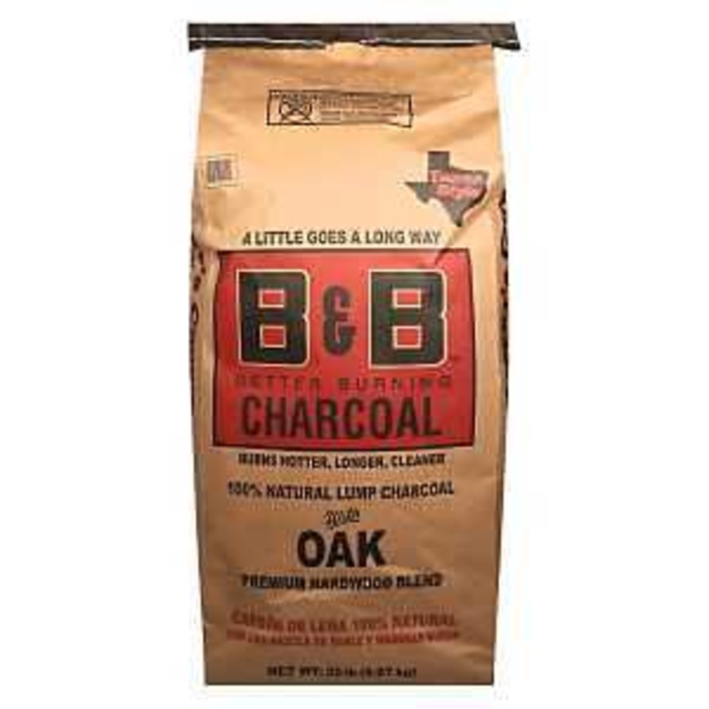 B & B Charcoal 42 Lump Charcoal, Oak, 20 lb