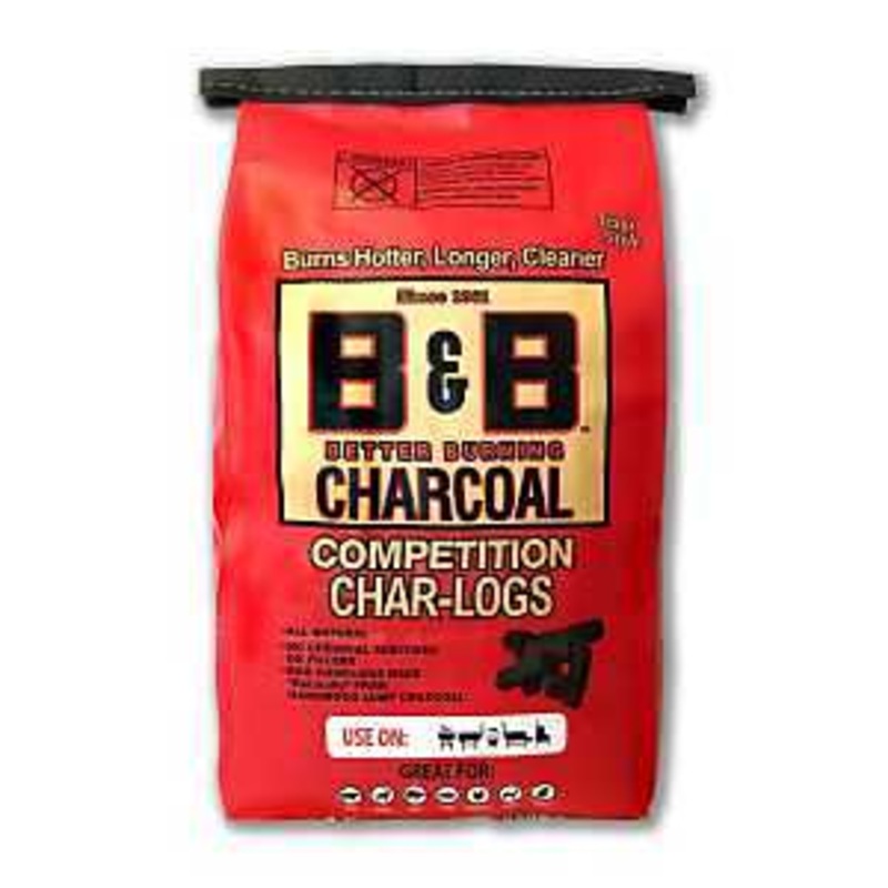 B & B Charcoal Competition Series B00203 Charcoal Log, 15 lb Bag