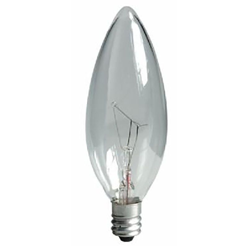 GE 74978 Ceiling Fan Bulb, 45 W, B10 Lamp, E12 Candelabra Lamp Base, 155 Lumens, 2500 K Color Temp