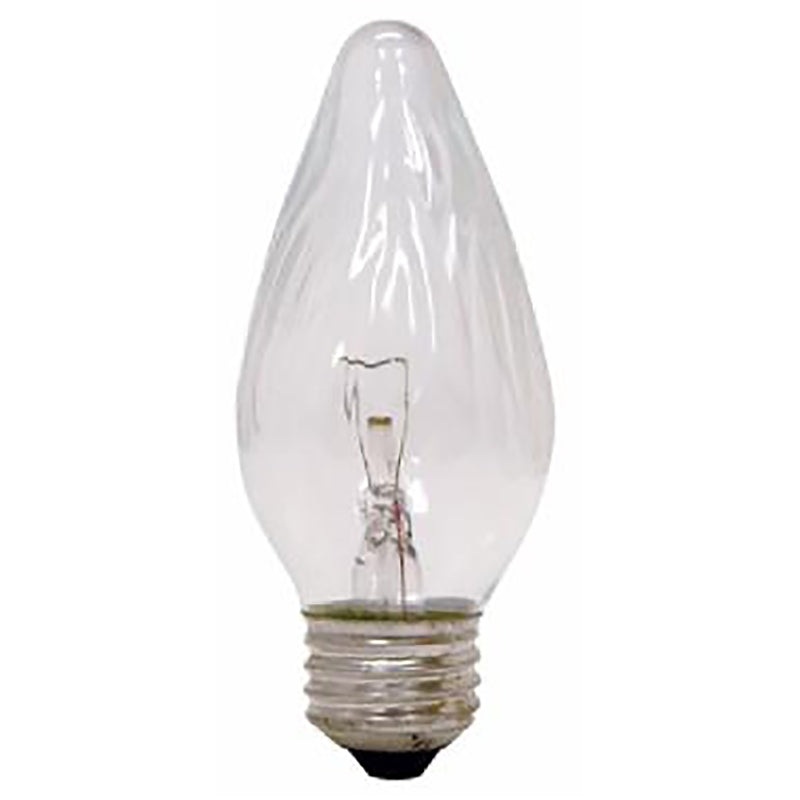 GE 75337 Ceiling Fan Bulb, 25 W, F15 Lamp, E26 Medium Lamp Base, 190 Lumens, 2500 K Color Temp