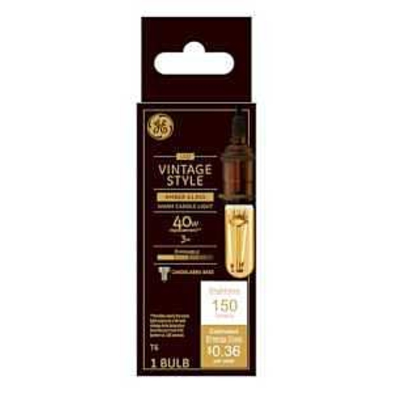 42220 VINTAGE SMALL 40W AMBER