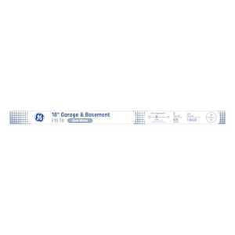 GE 10143 Light Bulb, 15 W, T8 Lamp, G13 Medium Bi-Pin Lamp Base, 825 Lumens, 4100 K Color Temp, Cool White Light