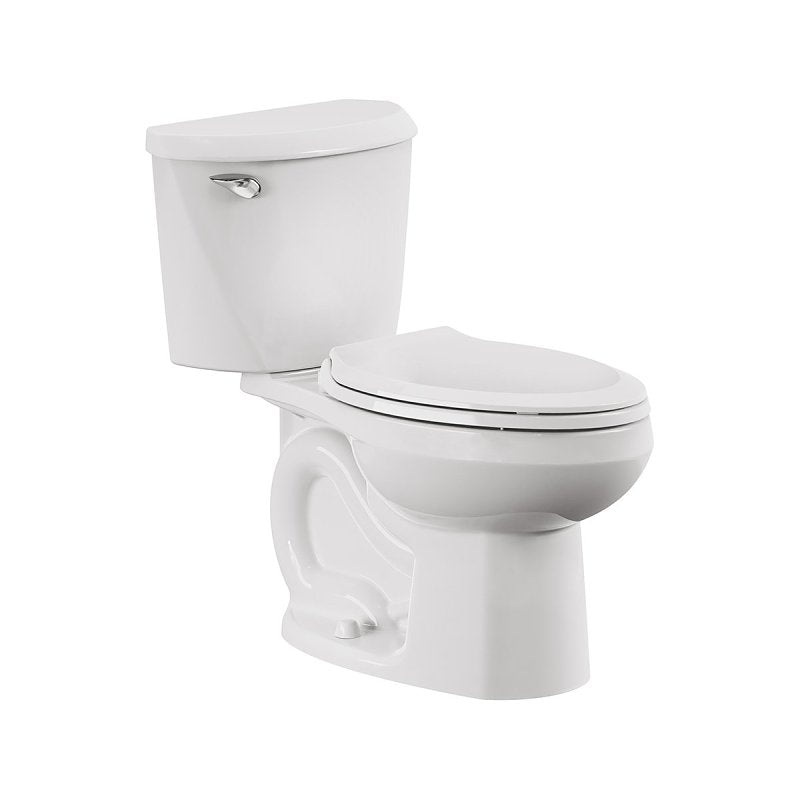 American Standard 736CA101.020 Complete Toilet, Elongated Bowl, 1.28 gpf Flush, 12 in Rough-In, 15 in H Rim, White