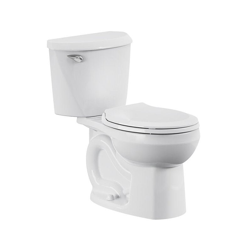 American Standard 736DA101.020 Complete Toilet, Round Front Bowl, 1.28 gpf Flush, 12 in Rough-In, 15 in H Rim, White