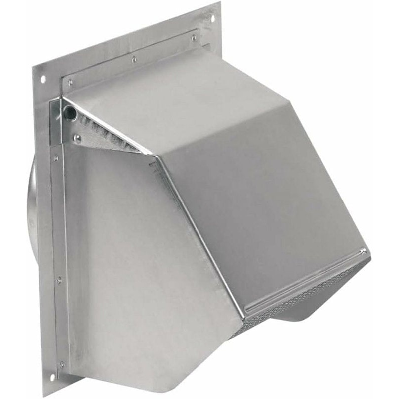 Broan 641 Wall Cap, Steel, Aluminum, For: 6 in Round Duct for Range Hoods and Bath Ventilation Fans