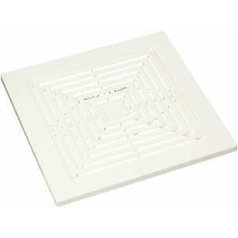 Broan BP90 Bathroom Exhaust Fan Grille/Cover, 9 in L, 9-1/4 in W, White Polymeric, White