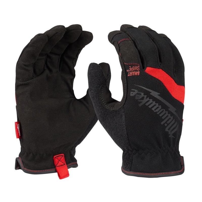 Milwaukee 48-22-8713 Work Gloves, Men’s, XL, 7.87 to 8.1 in L, Reinforced Thumb, Elastic Cuff, Synthetic Leather