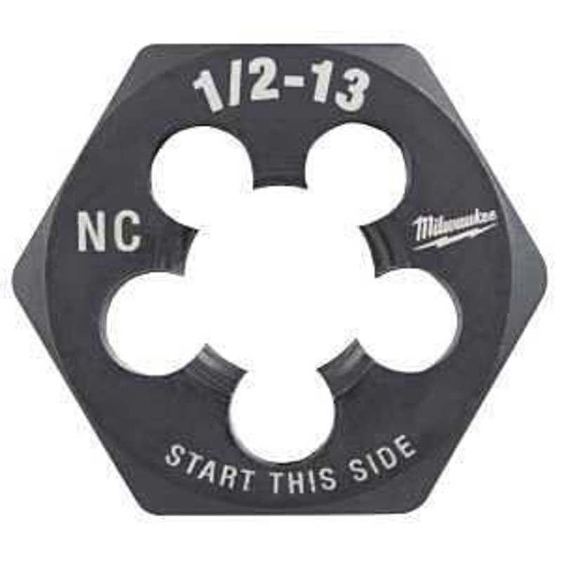 Milwaukee 49-57-5360 Threading Die, 1/2-13 Thread, Coarse Thread, HCS