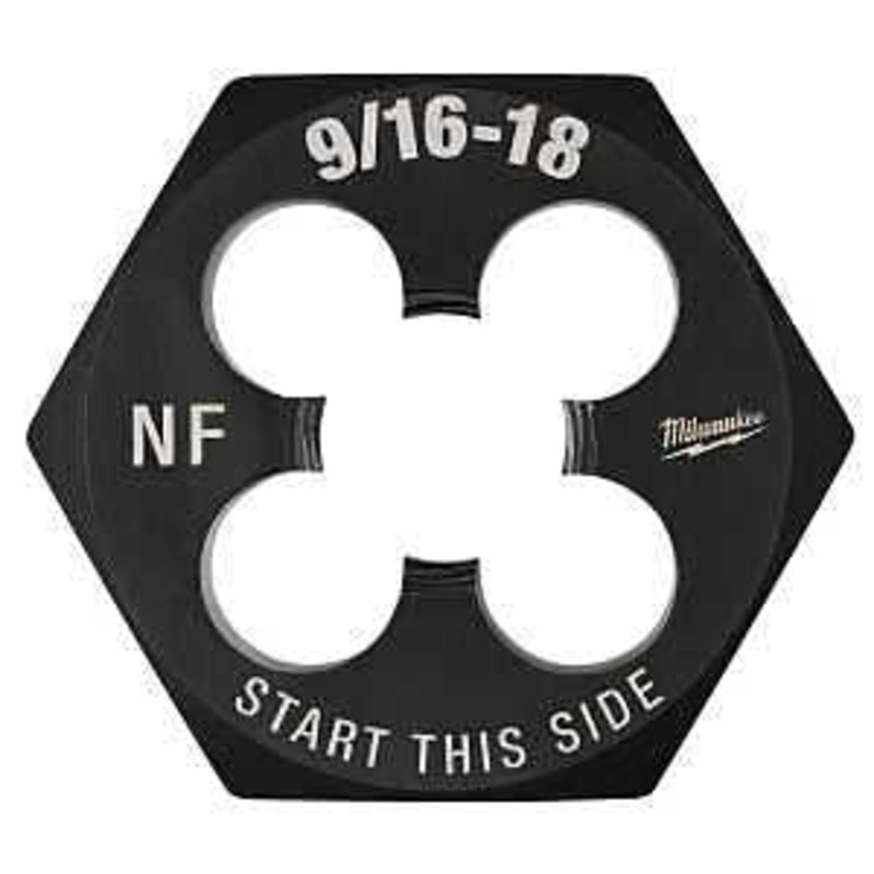 Milwaukee 49-57-5368 Threading Die, 9/16-18 Thread, Fine Thread, HCS