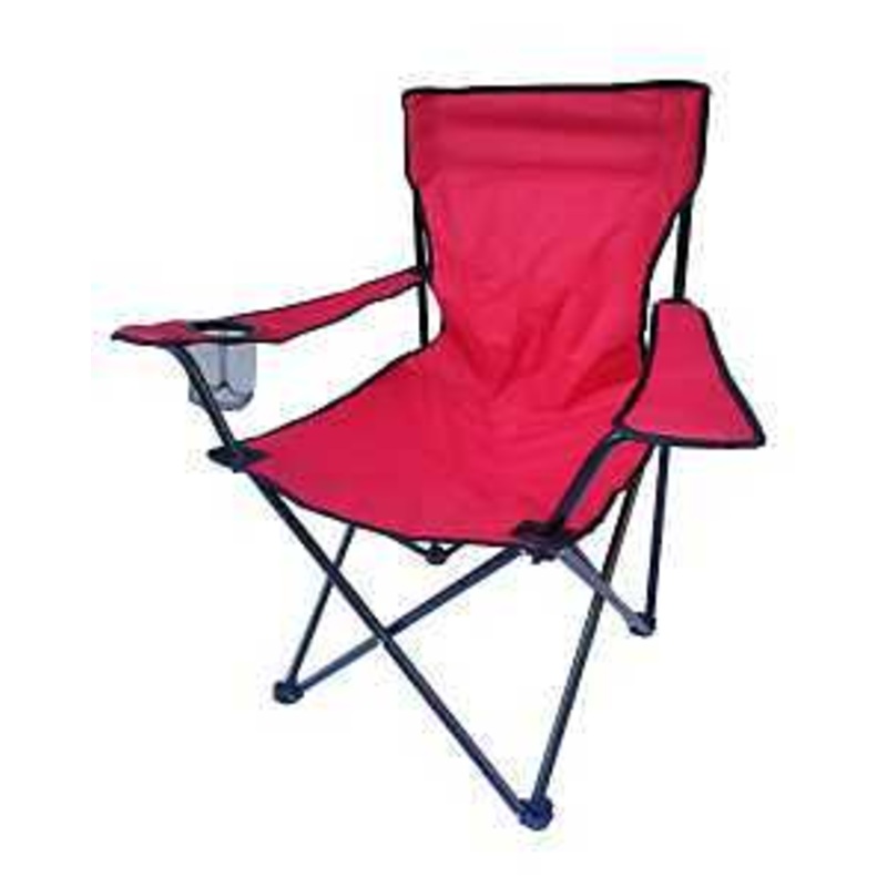 Seasonal Trends FS633 Oversize Folding Chair with Cup Holder, 19 in D, 250 lb Capacity