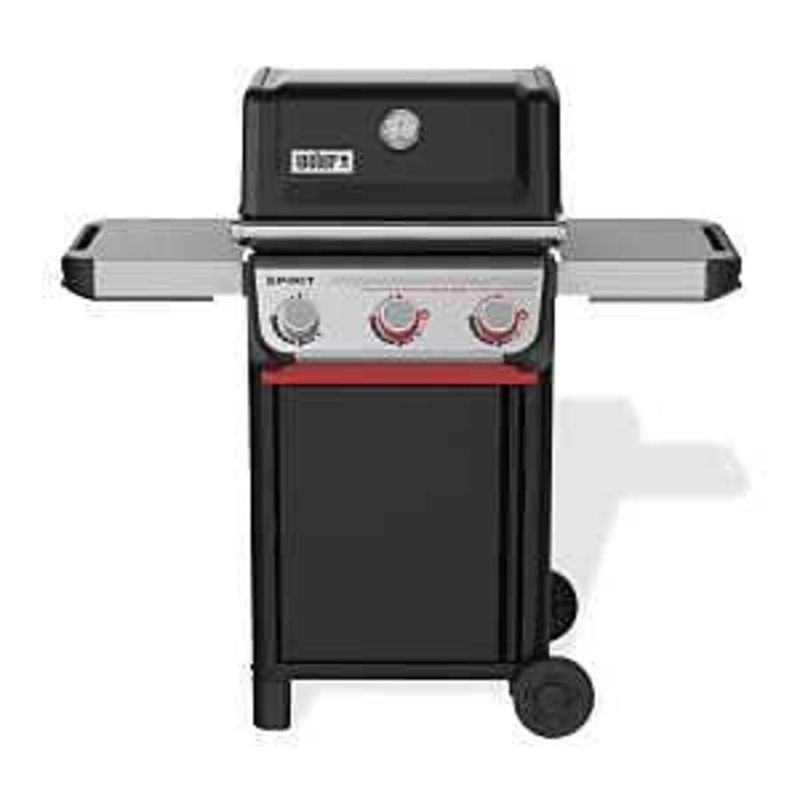 Weber 1500789 Gas Grill, 31,000 Btu , Liquid Propane, 3-Burner, 360 sq-in Primary Cooking Surface, Black