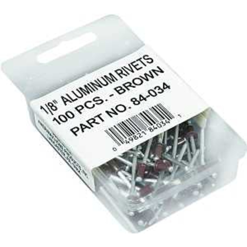 Amerimax 84034 Gutter Rivet, 1-1/2 in L, Aluminum