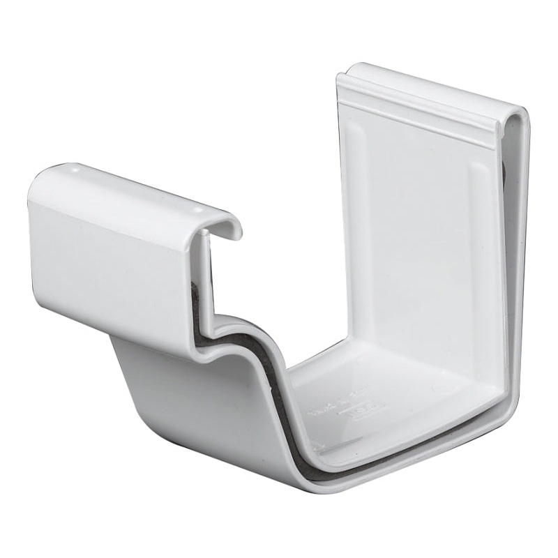 Amerimax M0608 Roofing Fabric, 5 in Gutter, Vinyl, White