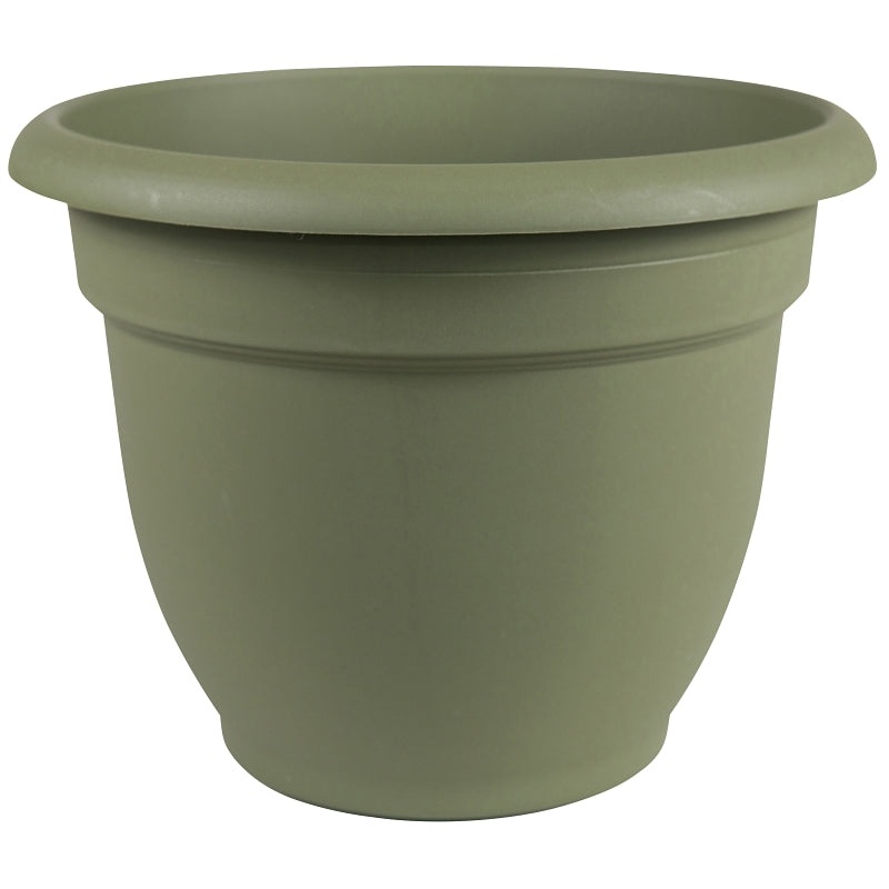 Bloem 20-56406 Planter, 6 in Dia, 5-1/4 in H, 6-1/2 in W, Round, Plastic, Living Green