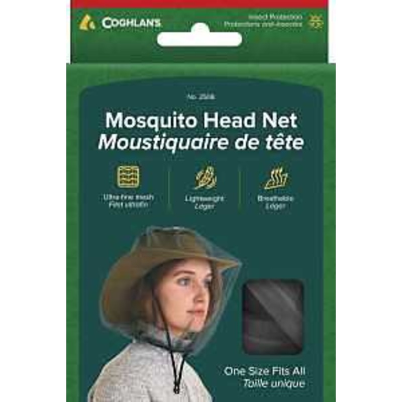 Coghlan’s 2508 Mosquito Head Net, Breathable, Lightweight, Portable, Polyester