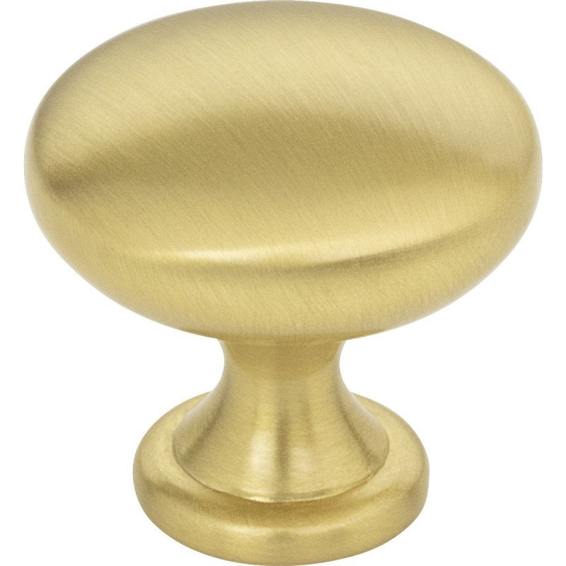 KasaWare K778BG-4 Mushroom Knob, 1-1/8 in Projection, Zinc, Brushed Gold