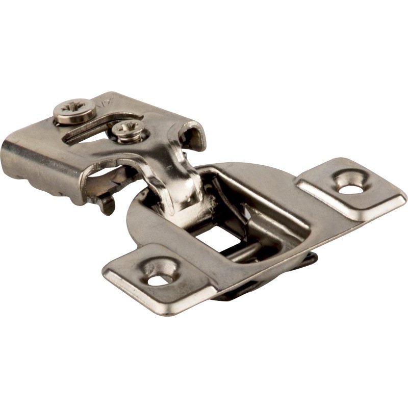 KasaWare KFHCN012-A-2 Hinge, 1/2 in Overlay, Nickel, Compact Hinge, 2/PK