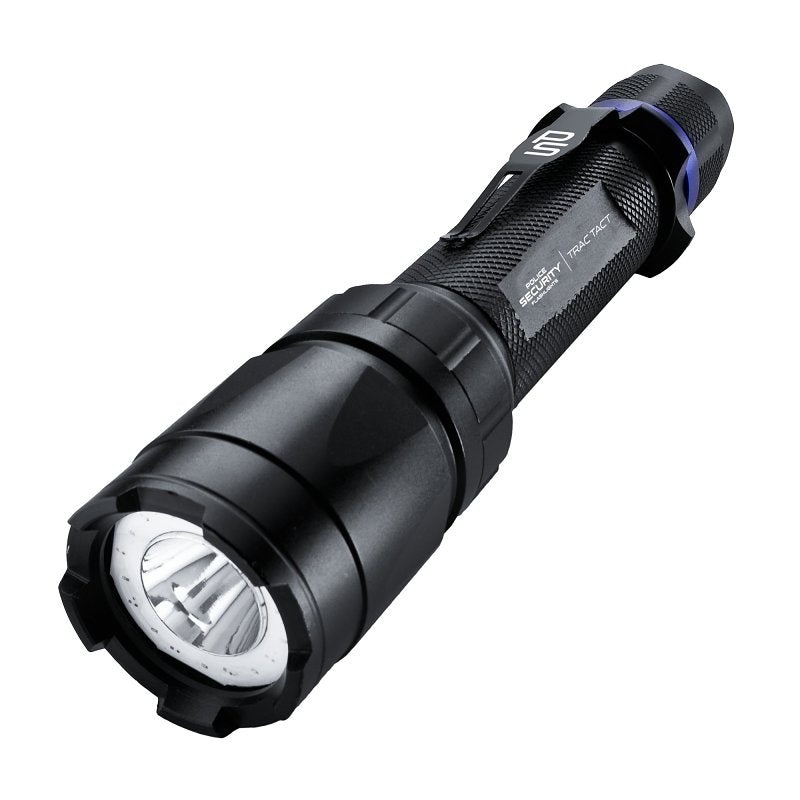 Police Security Trac Tact Series 99490 Flashlight, AA Battery, Alkaline Battery, LED Lamp, 280, 100 m Beam Distance