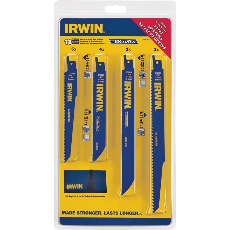 4935496 IRWIN 11PC RECIP KIT