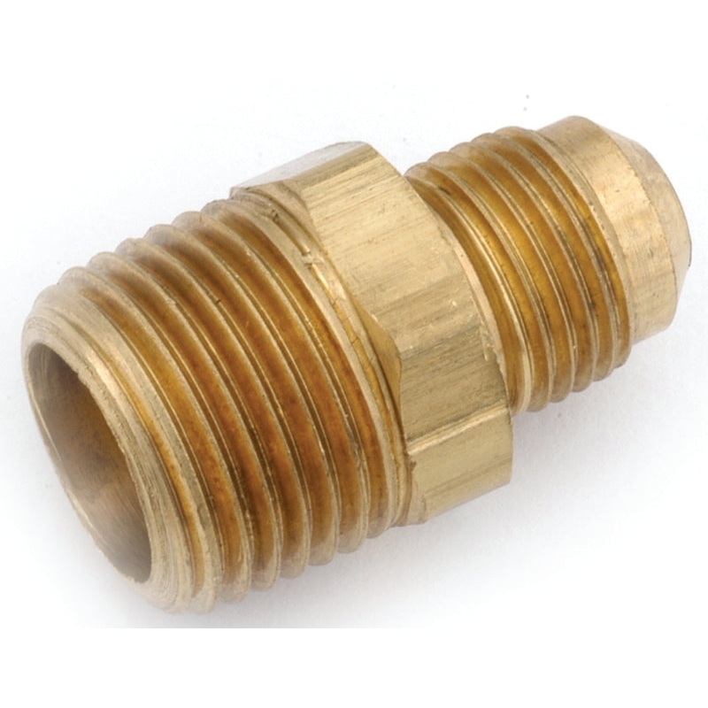 Anderson Metals 754048-0808 Connector, 1/2 in, Flare x MPT, Brass