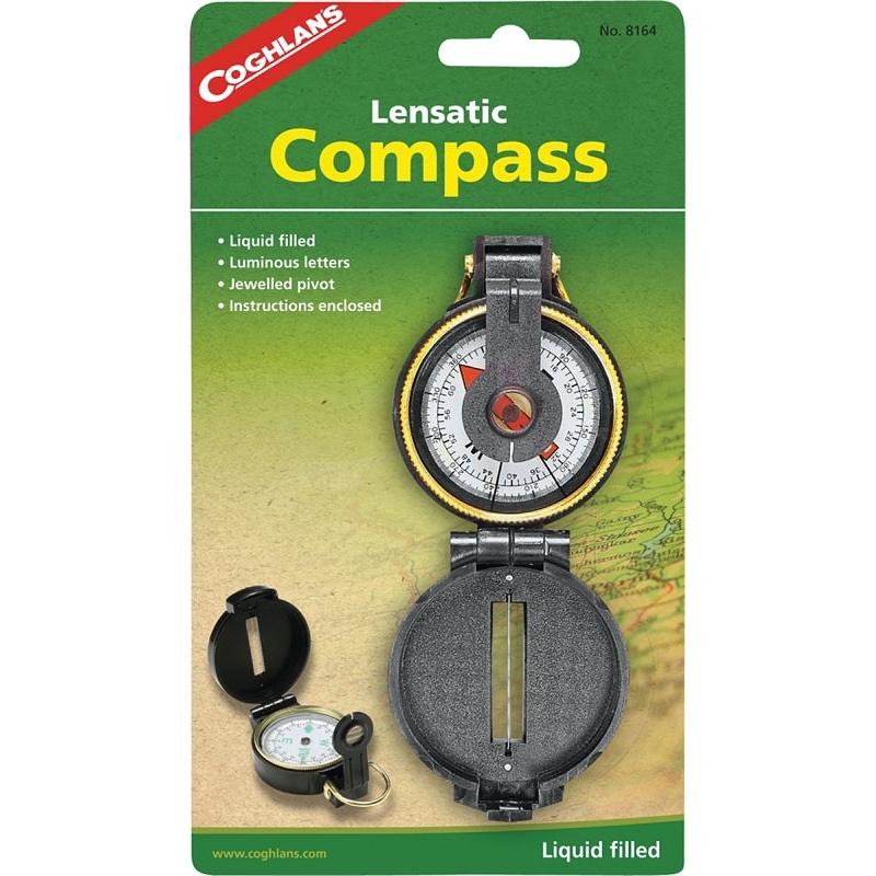 Coghlan’s 8164 Lensatic Compass, Plastic