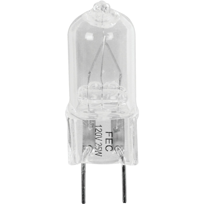 Feit Electric BPQ25/G8/CAN Halogen Bulb, 1.8 in L Dimensions, 25 W, G8 Lamp Base, JCD T4 Lamp, 3000 K Color Temp
