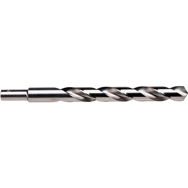 Irwin 73829 Jobber Drill Bit, 29/64 in Dia, 5-5/8 in OAL, Spiral Flute, 2-Flute, 29/64 in Dia Shank, Reduced Shank