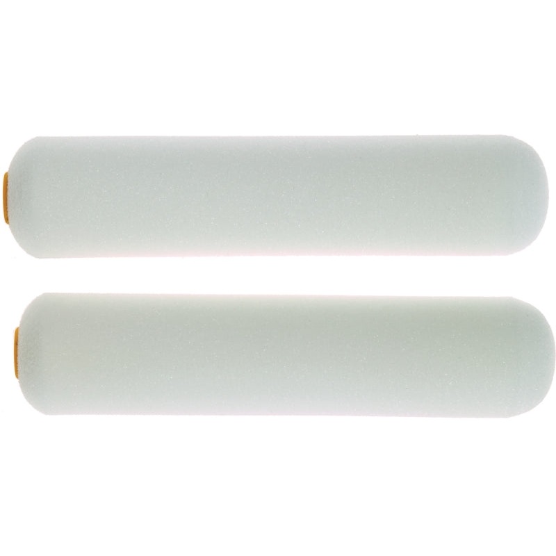 Linzer MR200-2-6 Roller Cover, White, 1/4 in Thick Nap, 6 in L, Foam Cover, 6/PK