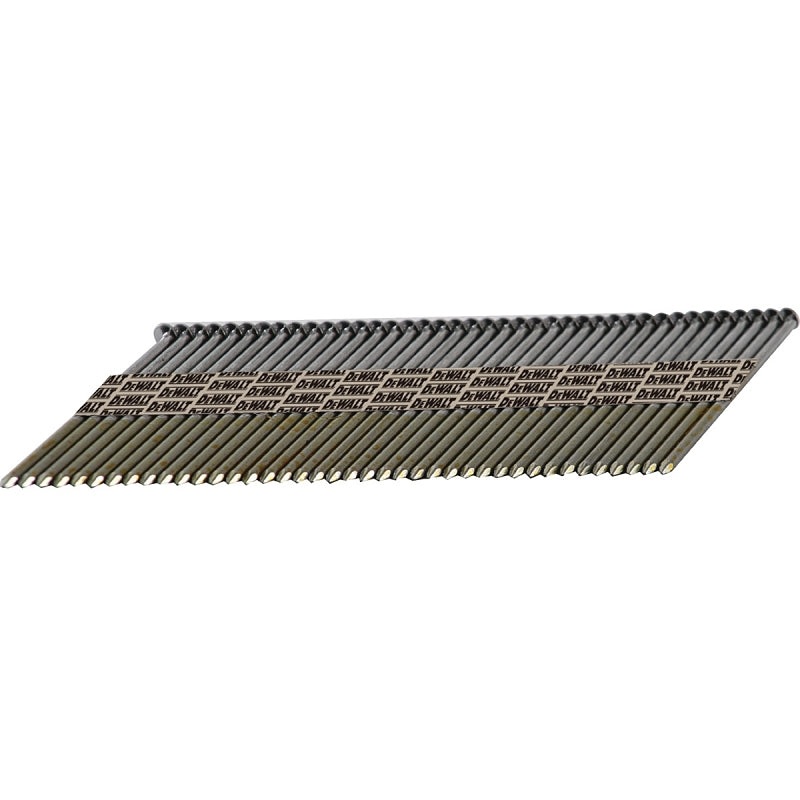 DEWALT DPT-12D131FH Series Framing Nail, Paper Tape Collation, 3-1/4 in L, 30 Gauge, Steel, Bright, 0.13 in Diameter