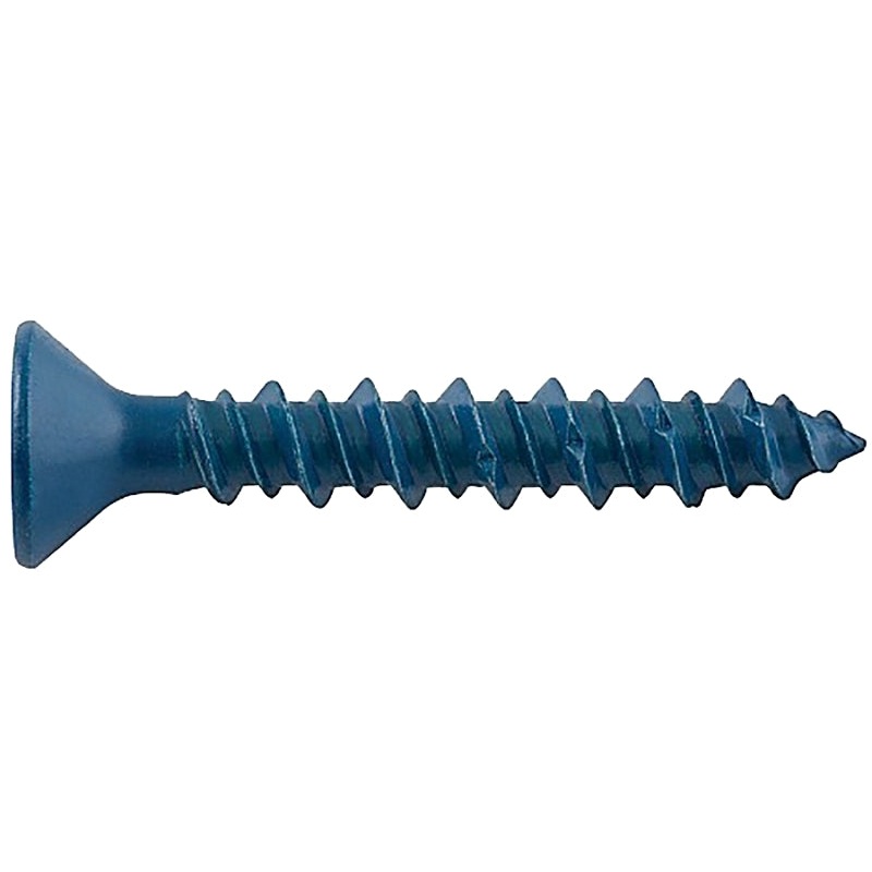 DeWALT UltraCon+ Series DFM12748 Concrete Screw Anchor, 3/16 in Dia, 3-1/4 in L, Carbon Steel, Zinc Stalgard, 100/BX