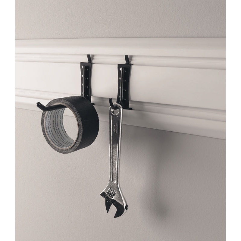 Gladiator GAWAJL8PPH J and L Hook, 5 lb, Steel, Granite, Powder-Coated