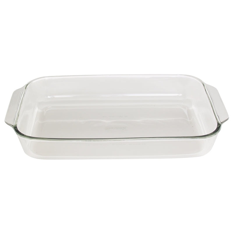 Anchor Hocking Oven Basics Series 819380BL11 Bake Dish, 5 qt Capacity, Glass, Clear