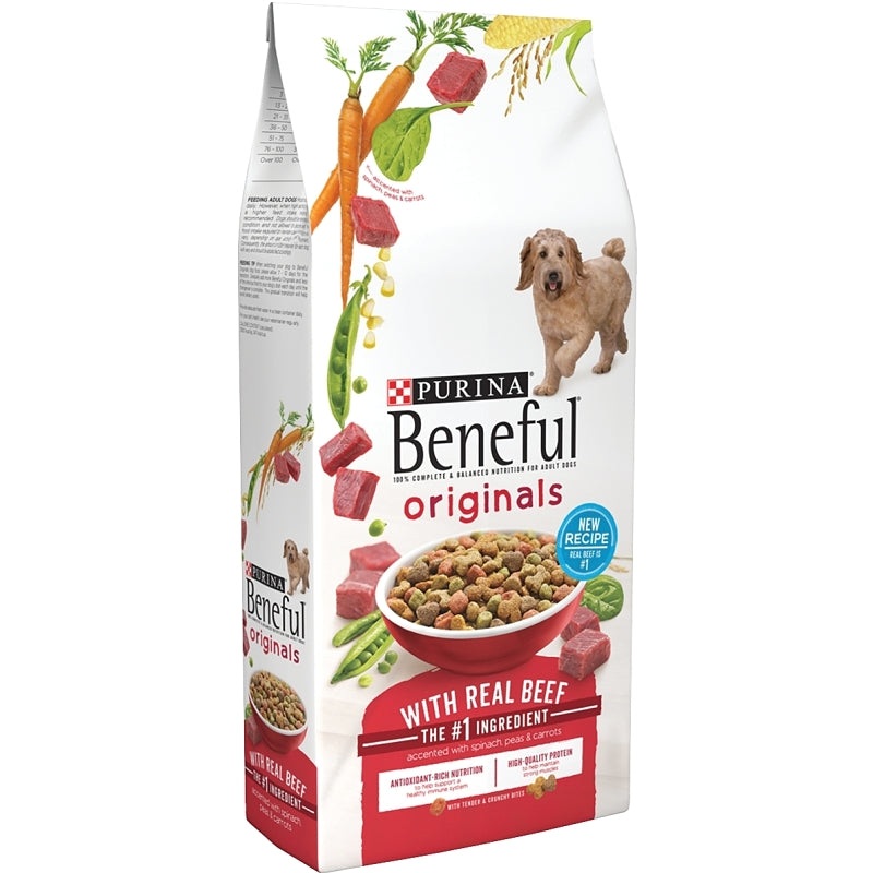 Beneful 1780013485 Dog Food, Beef Flavor, 3.5 lb Bag