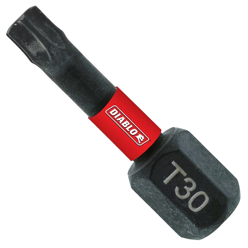 Diablo DT301P5 Screwdriver Insert Bit, #30 Drive, Torx Drive, 1 in L, 5/PK