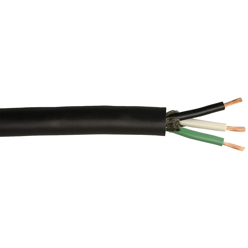 CCI 233880408 Electrical Cable, 12 AWG Wire, 3-Conductor, 250 ft L, Copper Conductor, TPE Insulation, TPE Sheath, 300 V